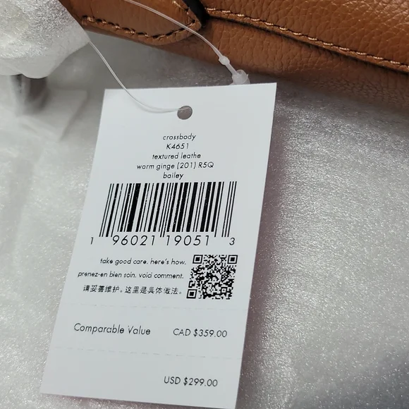 ‼️SOLD‼️Kate Spade Bailey Warm Gingerbread  Crossbody Bag - Picture 9 of 9